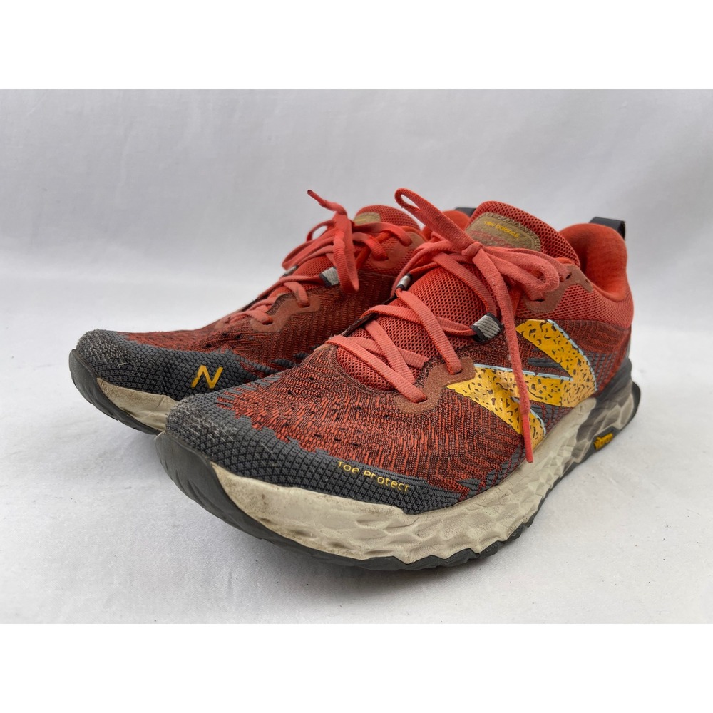 New‎ Balance Fresh Foam Hierro v6 Mens 9.5 D Orange Trail Running Shoes Vibram